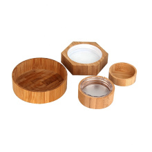 Custom all sizes Wooden Bamboo lids for glass bottles and glass jars